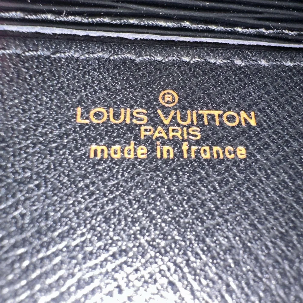 Louis Vuitton Black and Gold Epi Leather Clutch - Picture 6 of 12